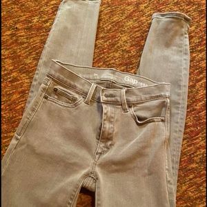 Olive green skinny jeans